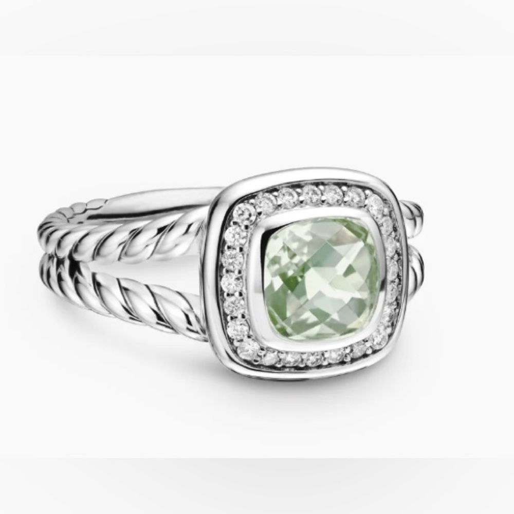 David Yurman Petite Albion Prasiolite Ring